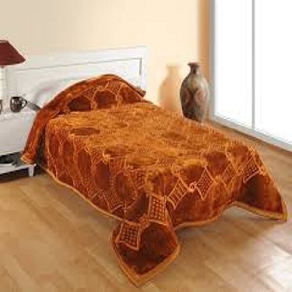 Super Soft Mink Blanket (4.5kg) - 100% Polyester, Size Range 140cmx195cm To 220cmx250cm, Assorted Printed & Plain Colors | Ideal For Bedding, Travel & Home Use