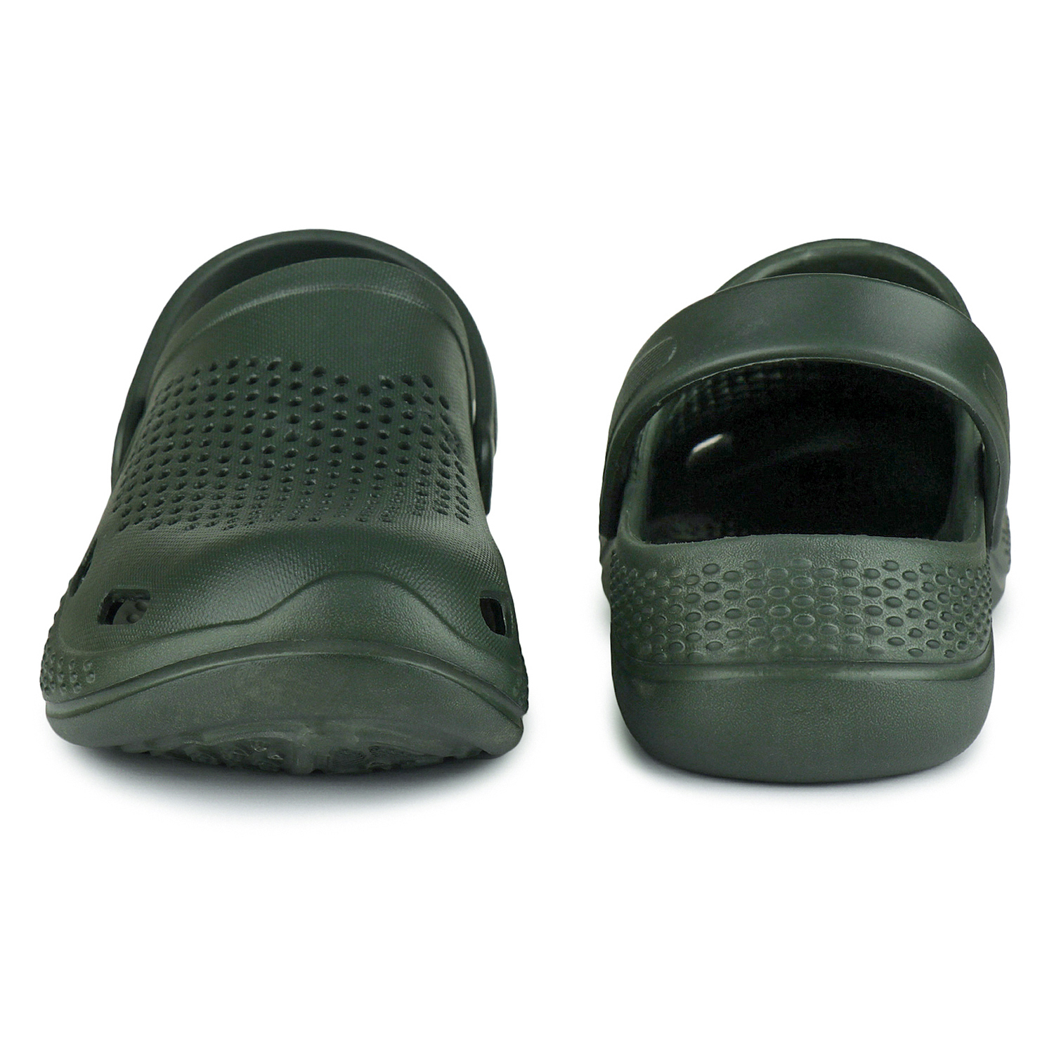 Bersache Lightweight Stylish Clog With High Quality Sole(6068) - Eva Outsole, Size 6x10, Green | Durable, Lightweight, Trendy Slip-on Sandals For All Seasons