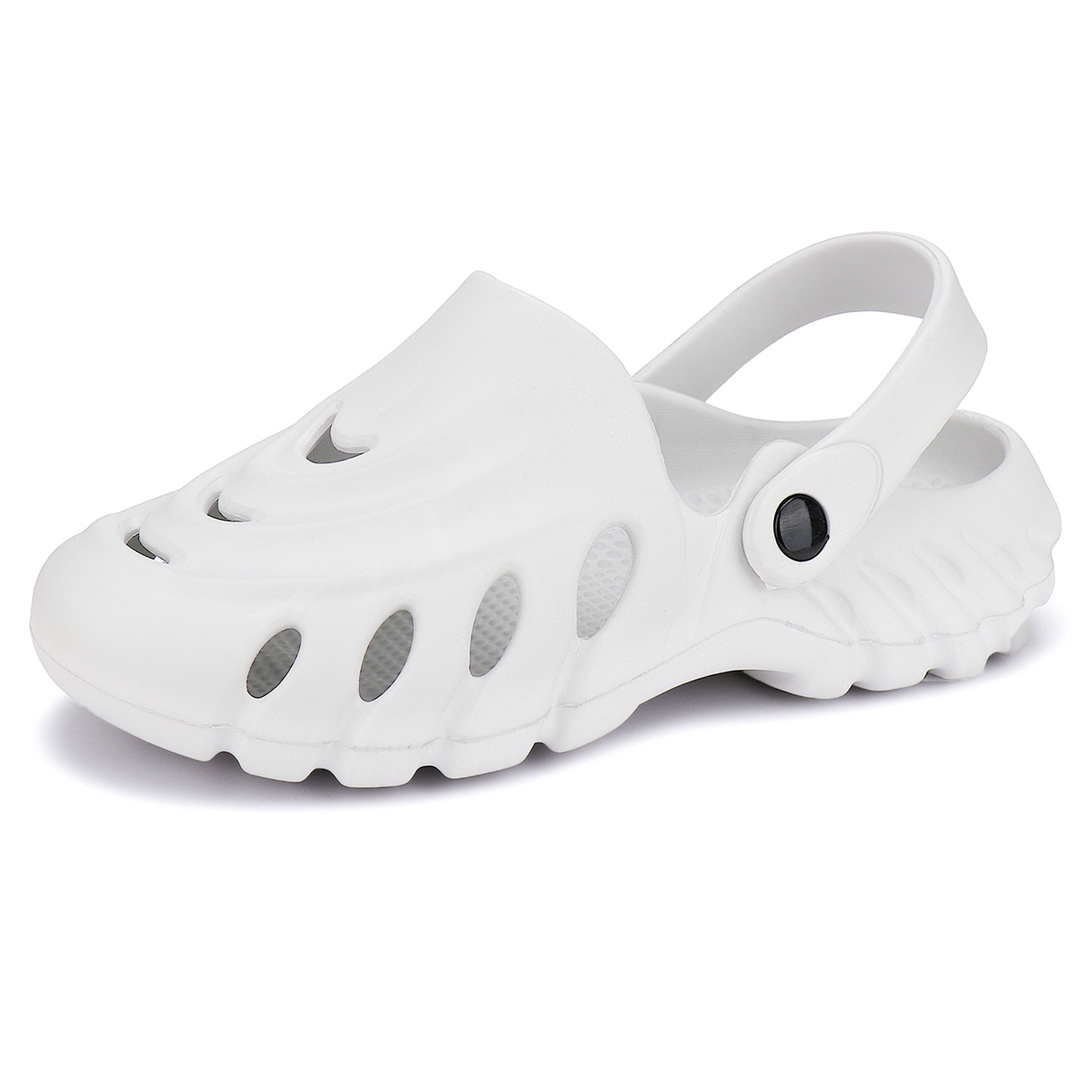 Bersache Lightweight Stylish Clog With High Quality Sole(6069) - Material: Other, Size: 6x10, Color: White | Durable Lightweight Men Sandals, Ideal For Casual Indoor & Outdoor Use, Slip-on Design