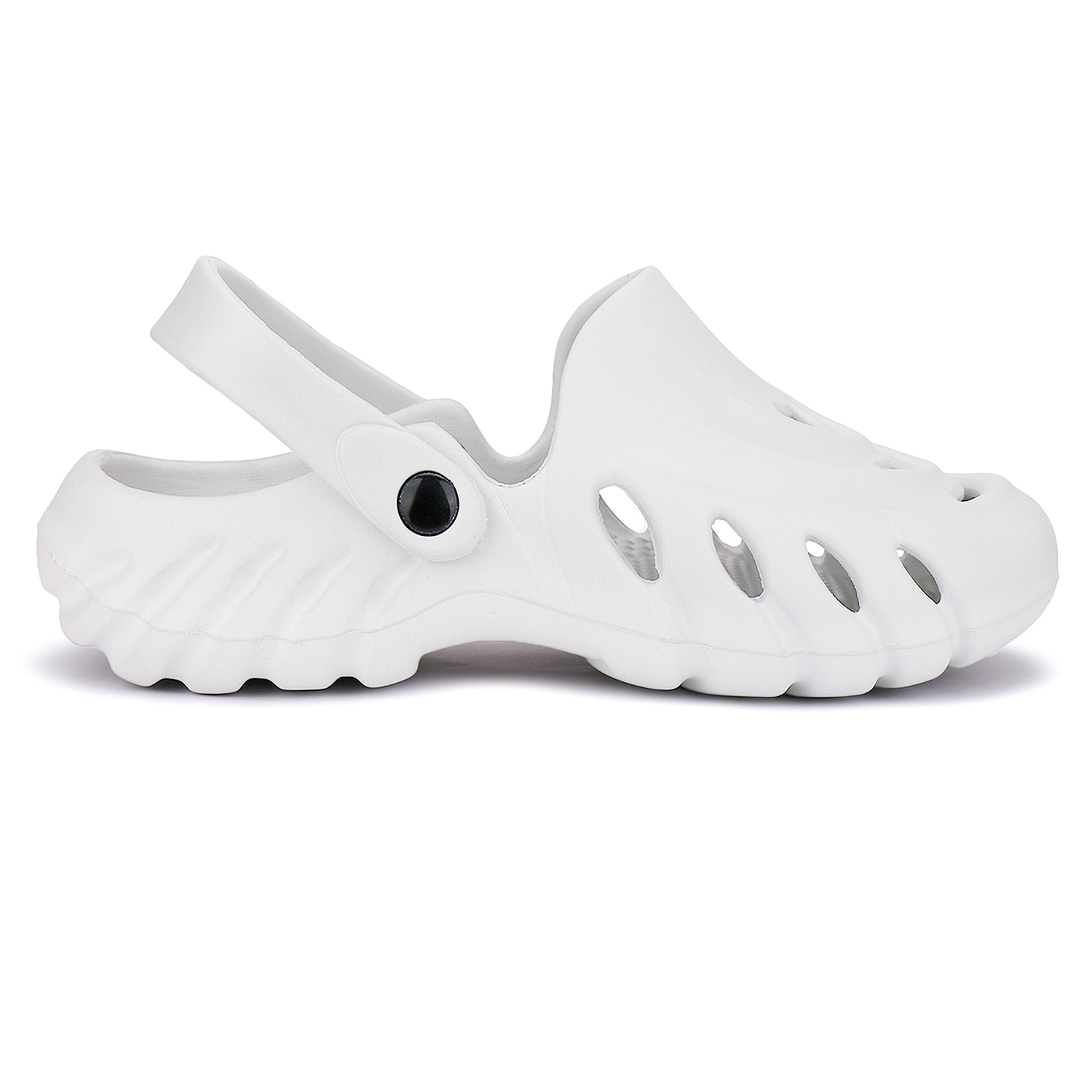 Bersache Lightweight Stylish Clog With High Quality Sole(6069) - Material: Other, Size: 6x10, Color: White | Durable Lightweight Men Sandals, Ideal For Casual Indoor & Outdoor Use, Slip-on Design