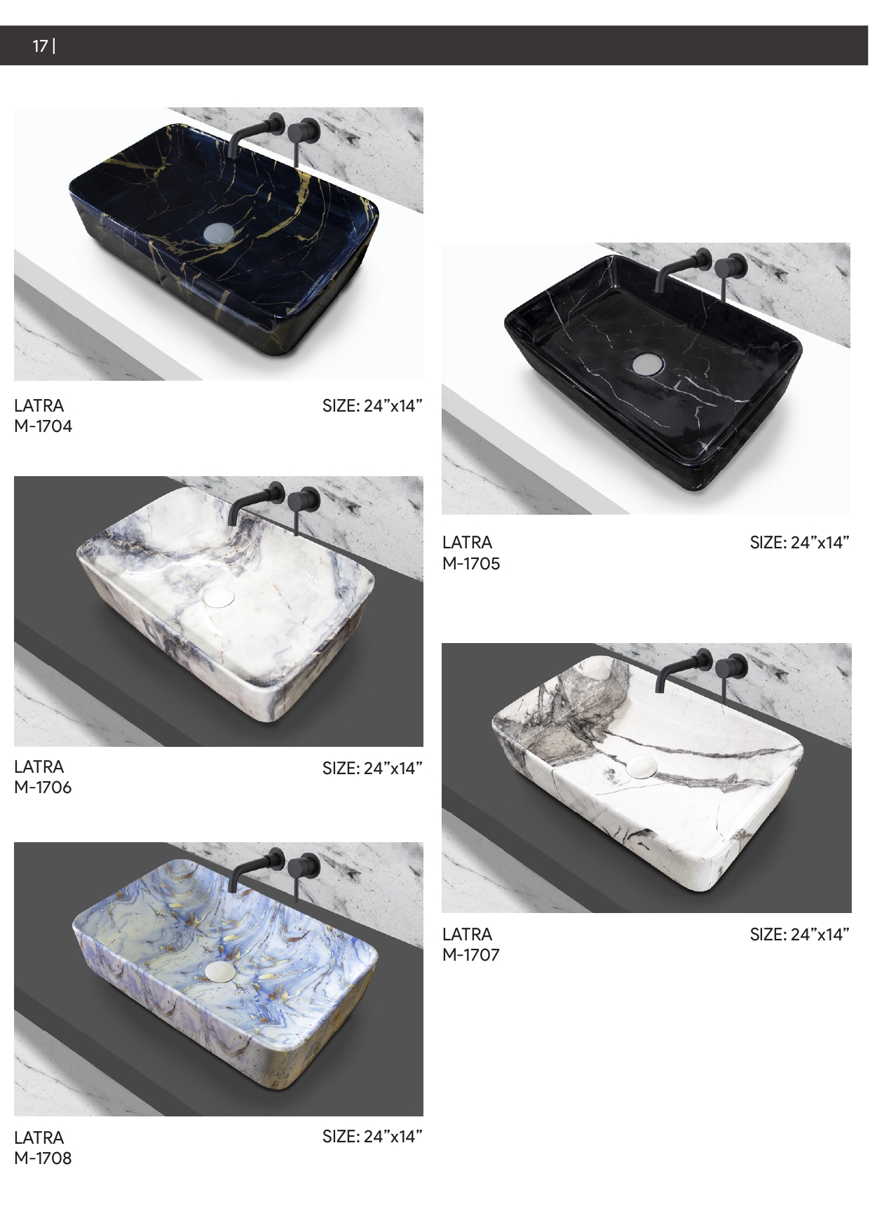 Marble Table Top Basin P13 To P18