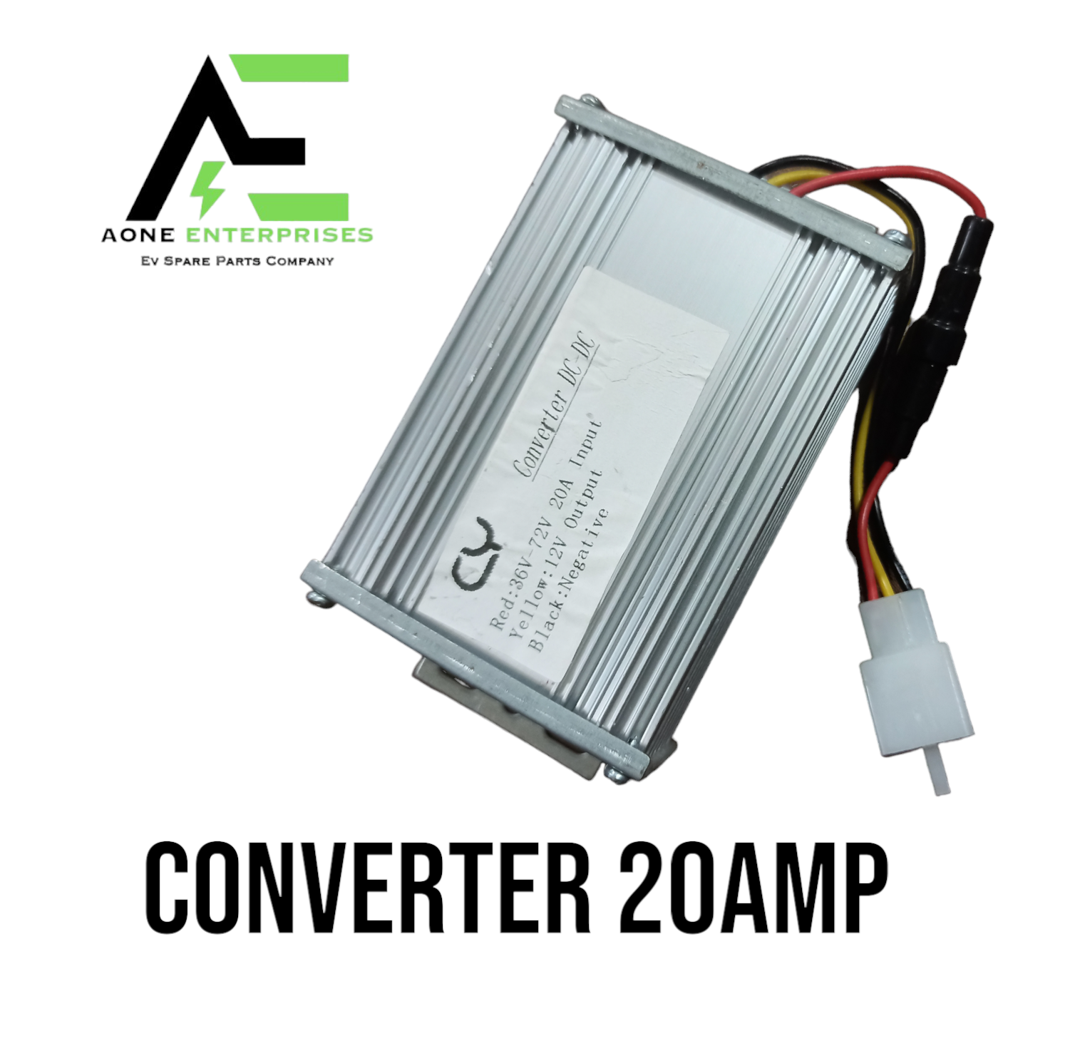 Converter 20 Ah - 20ah Dc-dc Power Distribution Device For Electric Vehicles | Essential For Voltage Management In Electric Scooters
