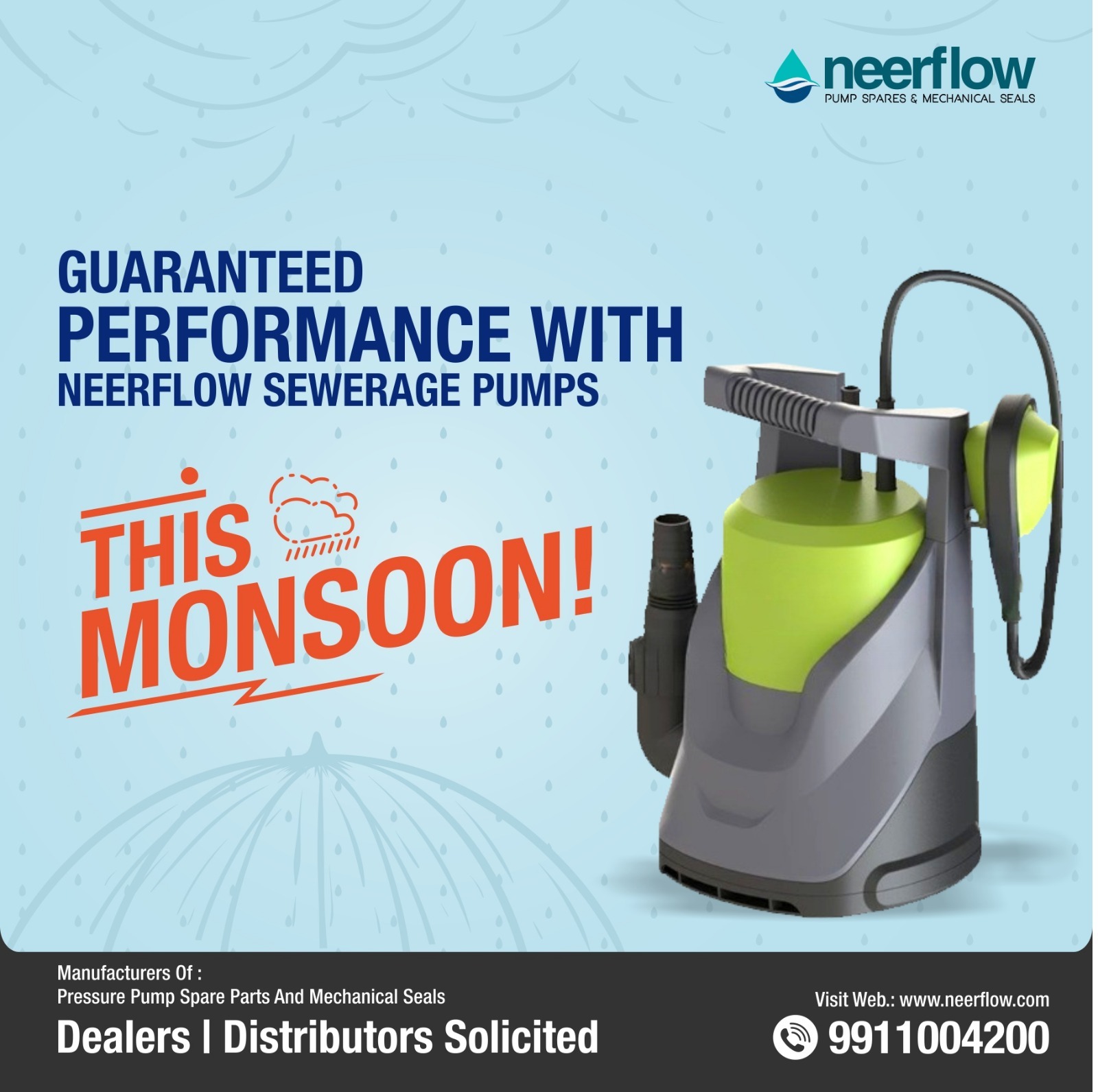 Sewage Water Pump By Neerflow Pumps Llp