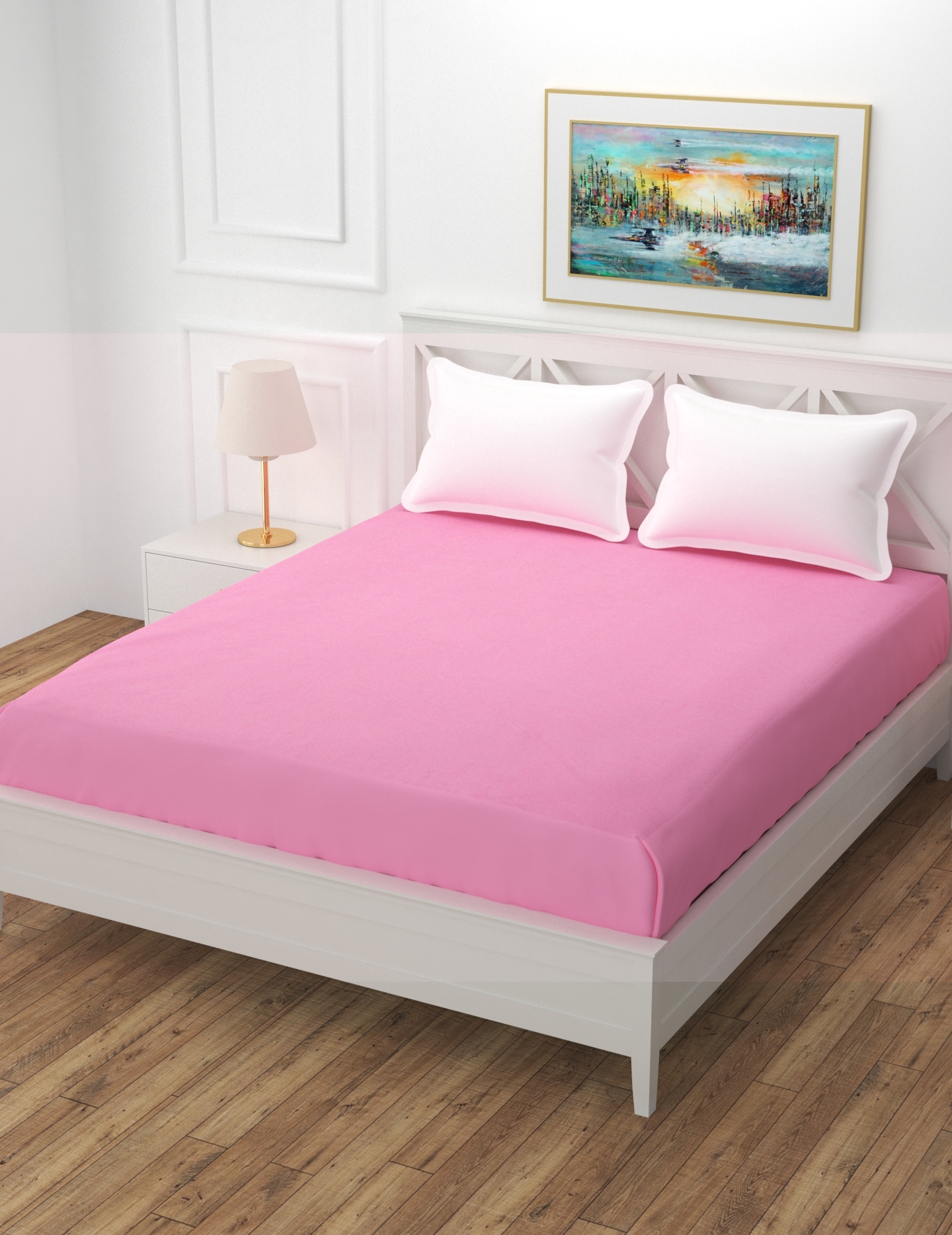 Morado Water Resistant Terry Cotton Elastic Fitted Mattress Protector