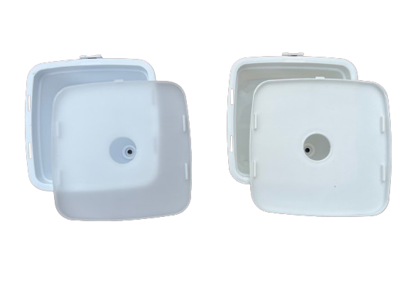 Cctv Junction Box - Abs Plastic, 5x5 Inches, White | Cable Protection, Durable Build, Easy Install, Secure Mount, Weatherproof, Universal Compatibility