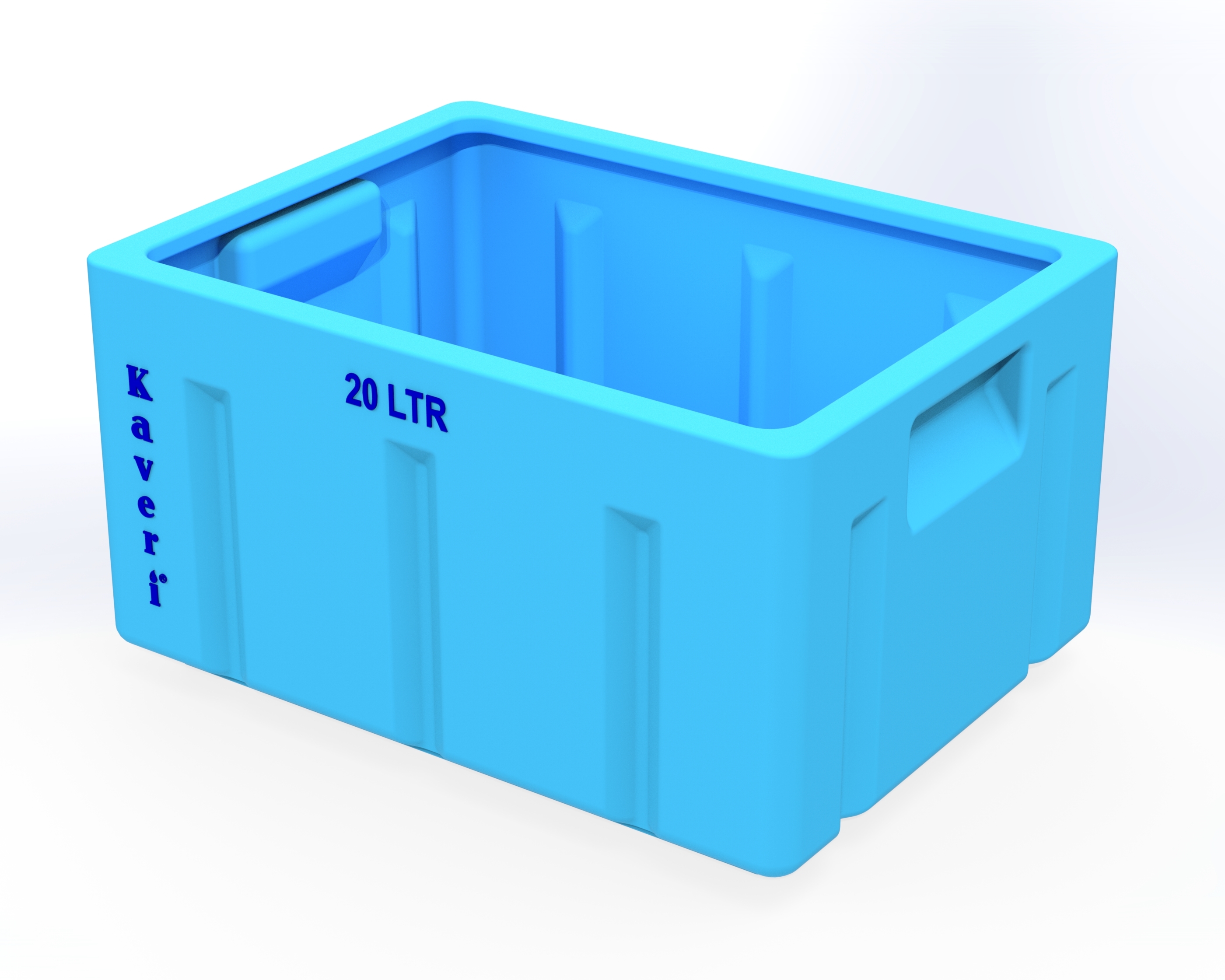 Kaveri Doffing Baskets - One Piece Molded Polyethylene, Chemical Resistant & Maintenance Free
