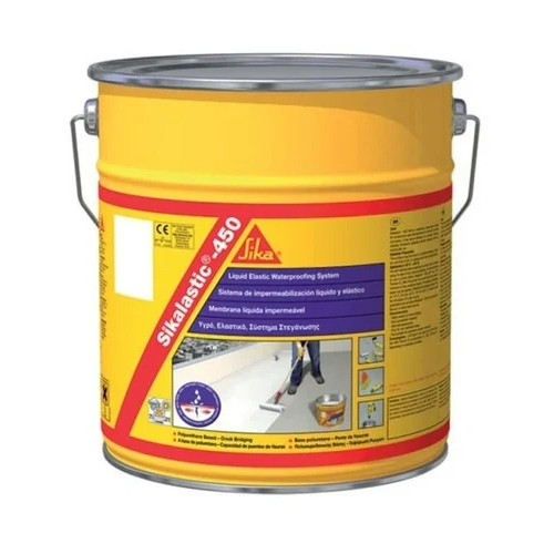 Sikalastic 450 Waterproofing Chemicals - Industrial-Grade Powder, 95%-99% Purity | Sharp Smell, Weather-Resistant, Heavy Foot Traffic Application  
