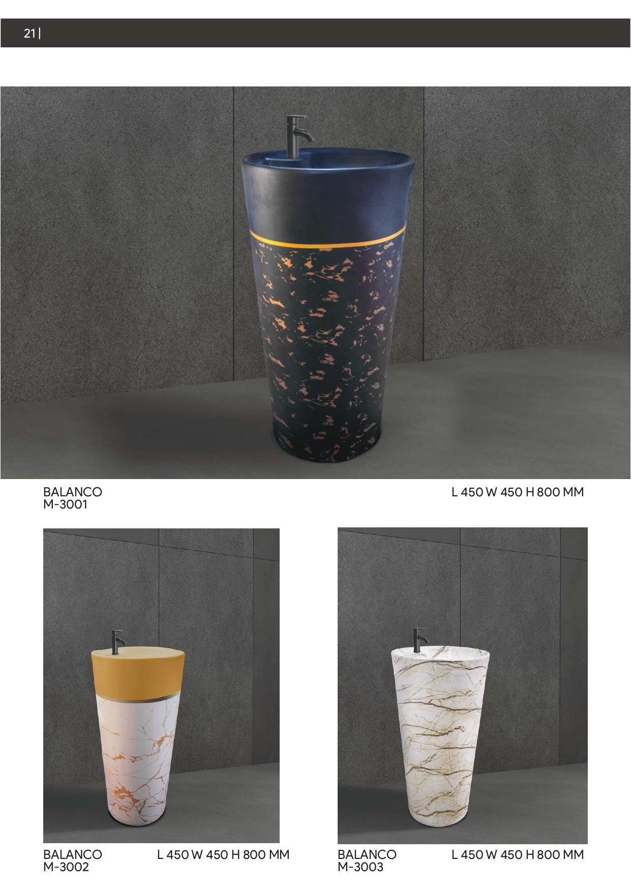 Marble Table Top Basin P21 To P26