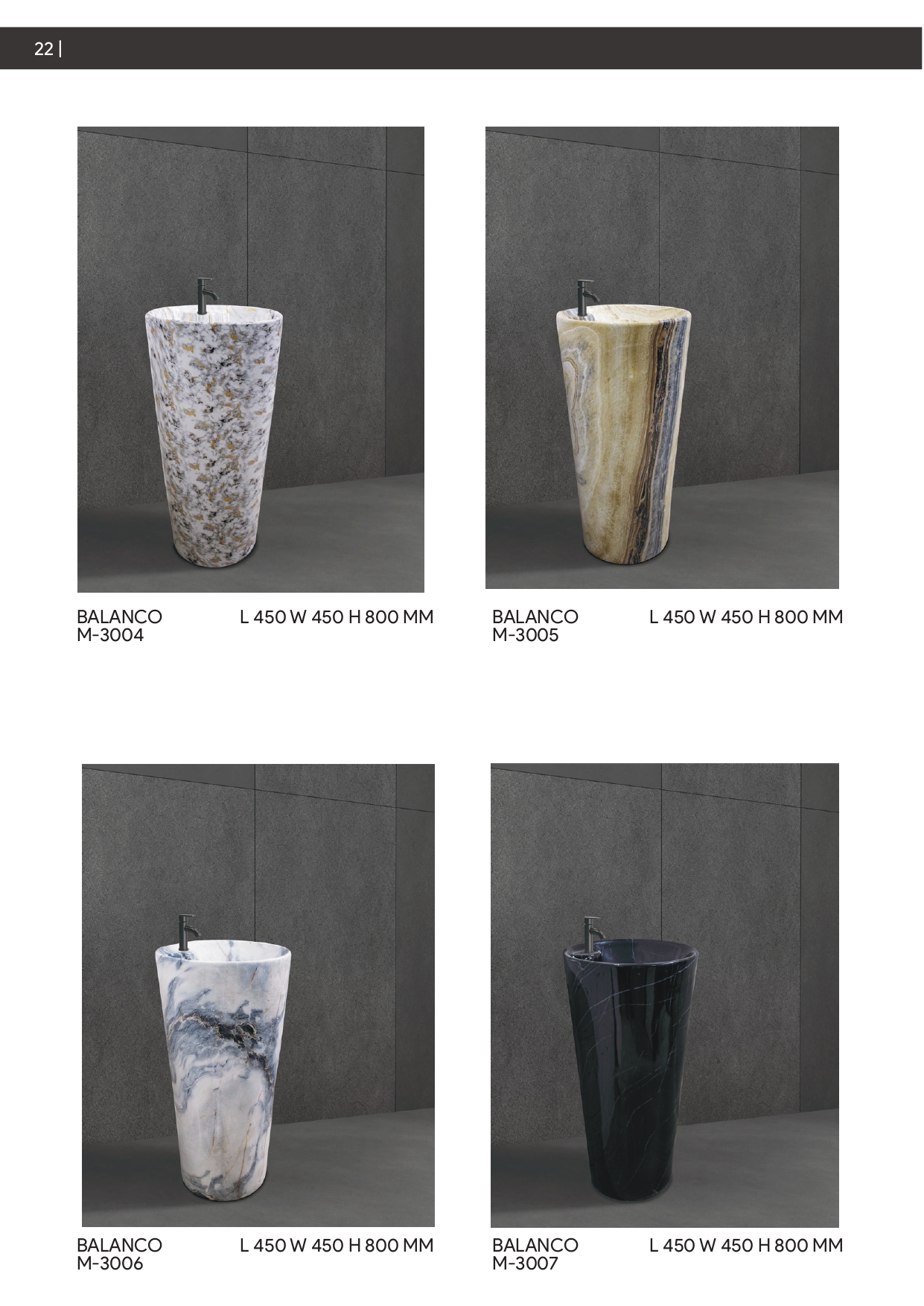 Marble Table Top Basin P21 To P26