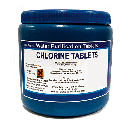 Chlorine Tablet - Application: Pharmaceutical Industry