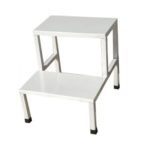 Foot Step - Stainless Steel, Adjustable Height Footrest | Indian Style Design for Comfort and Stability