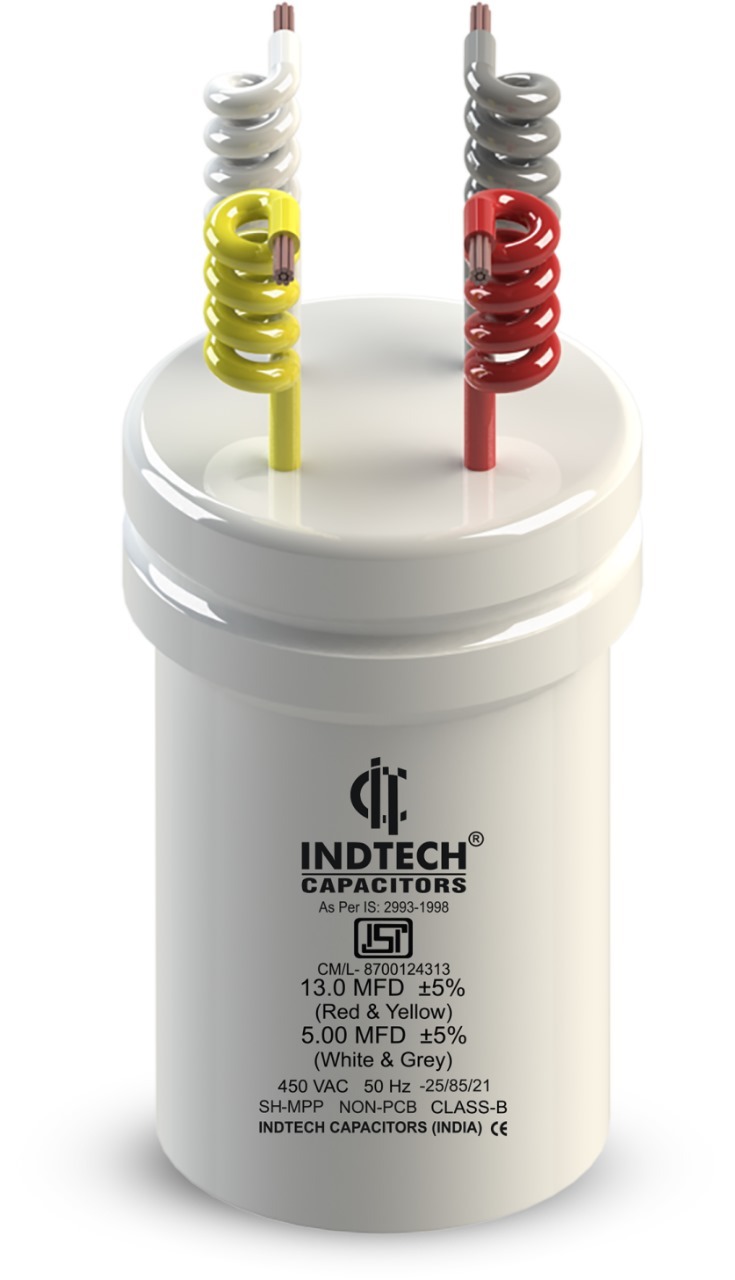 High-quality Washing Machine Capacitor - 440 Volt, Cylindrical Shape | Optimal Performance, Energy Efficiency, Longevity