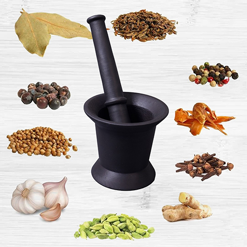 Morter And Pestle - Color: Black