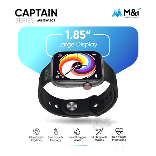 M-isw-301 Captain Series Smart Watch - Body Material: Plastic