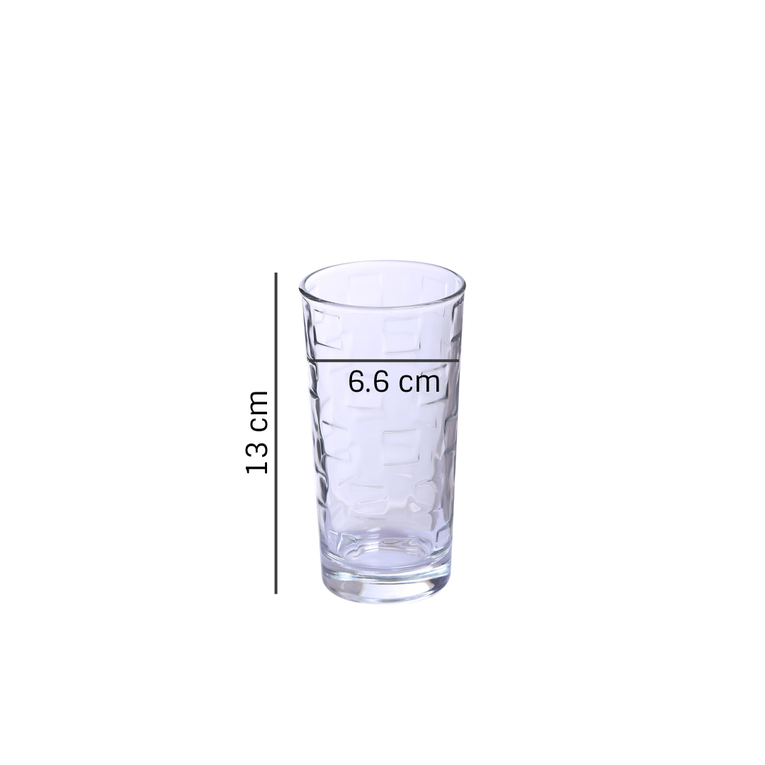 Uniglass Kyvos Water Juice Glass Set 250ml Set Of 6 Pcs