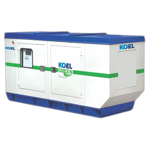125 Kva Kirloskar Silent Generator Set - Color: White