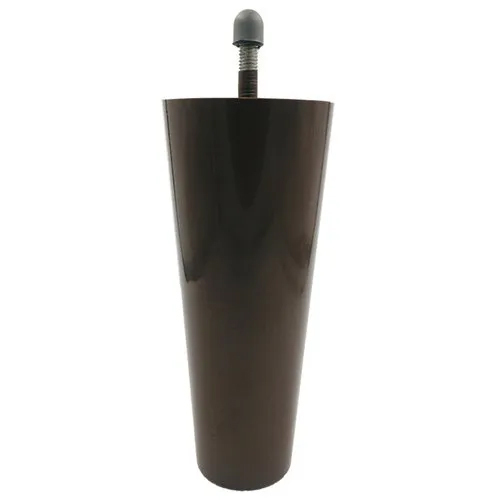 6inch Straight Conical Leg With Bolt - Finish: Polished