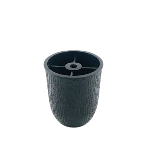 Kb007 Capsule Shape Plastic Sofa Leg - Stainless Steel, 2.5 Inch , Polished Finish With Elegant Leather Accents For Furniture Enhancement