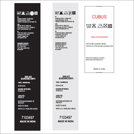 Printed Labels