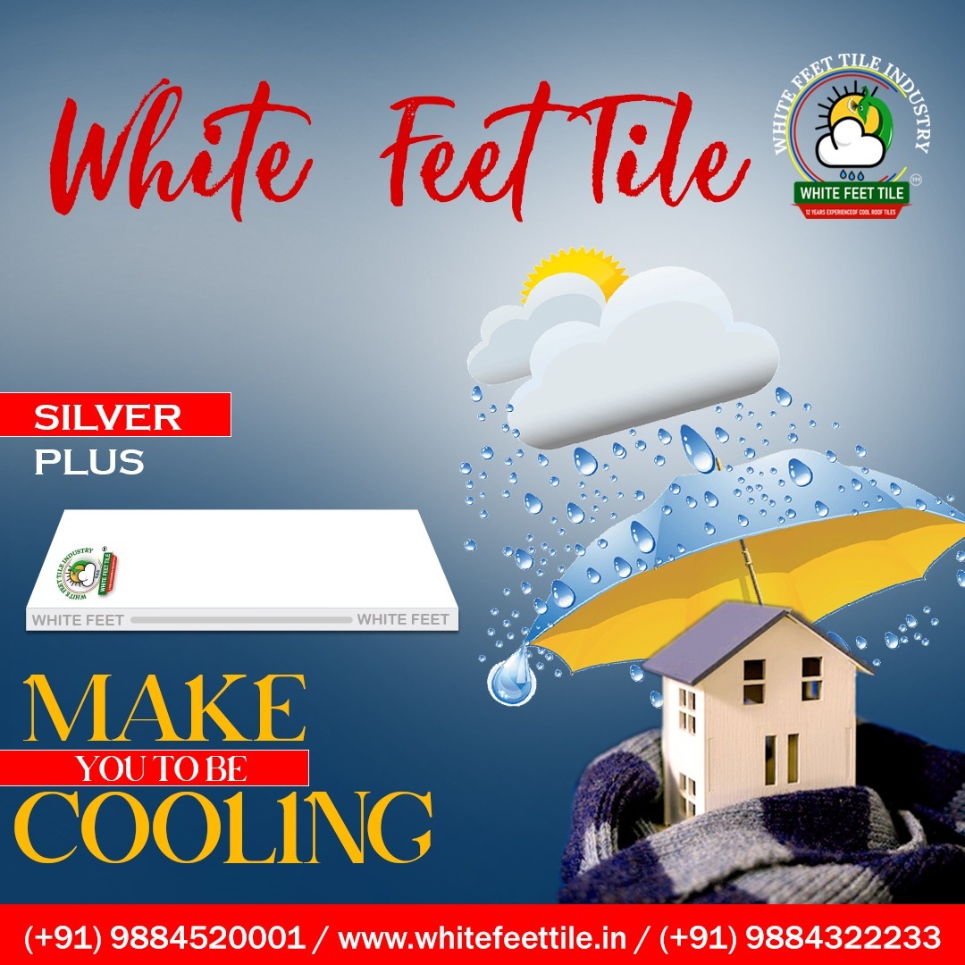 White Feet - Cool Roof Tiles - Heat Resistance Tiles