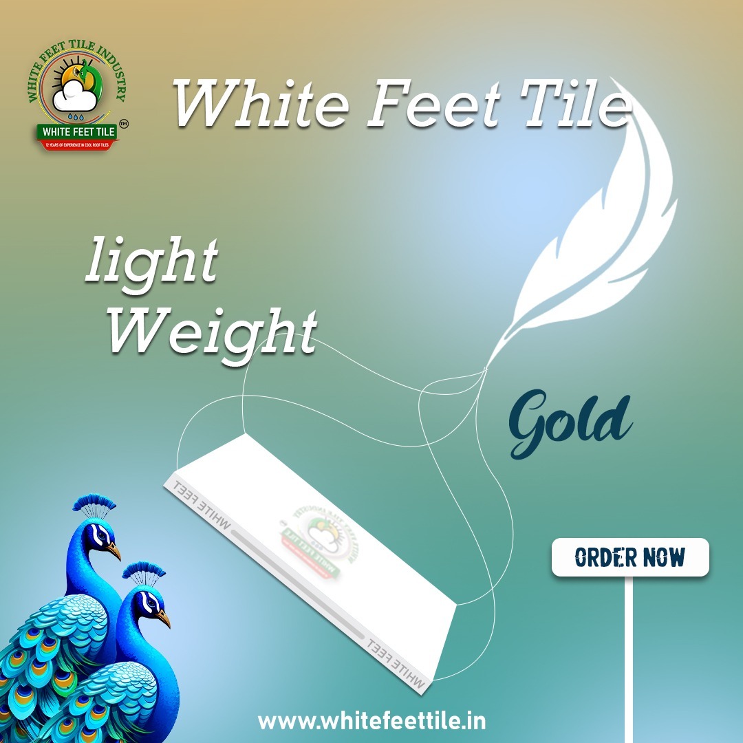 White Feet - Cool Roof Tiles - Heat Resistance Tiles