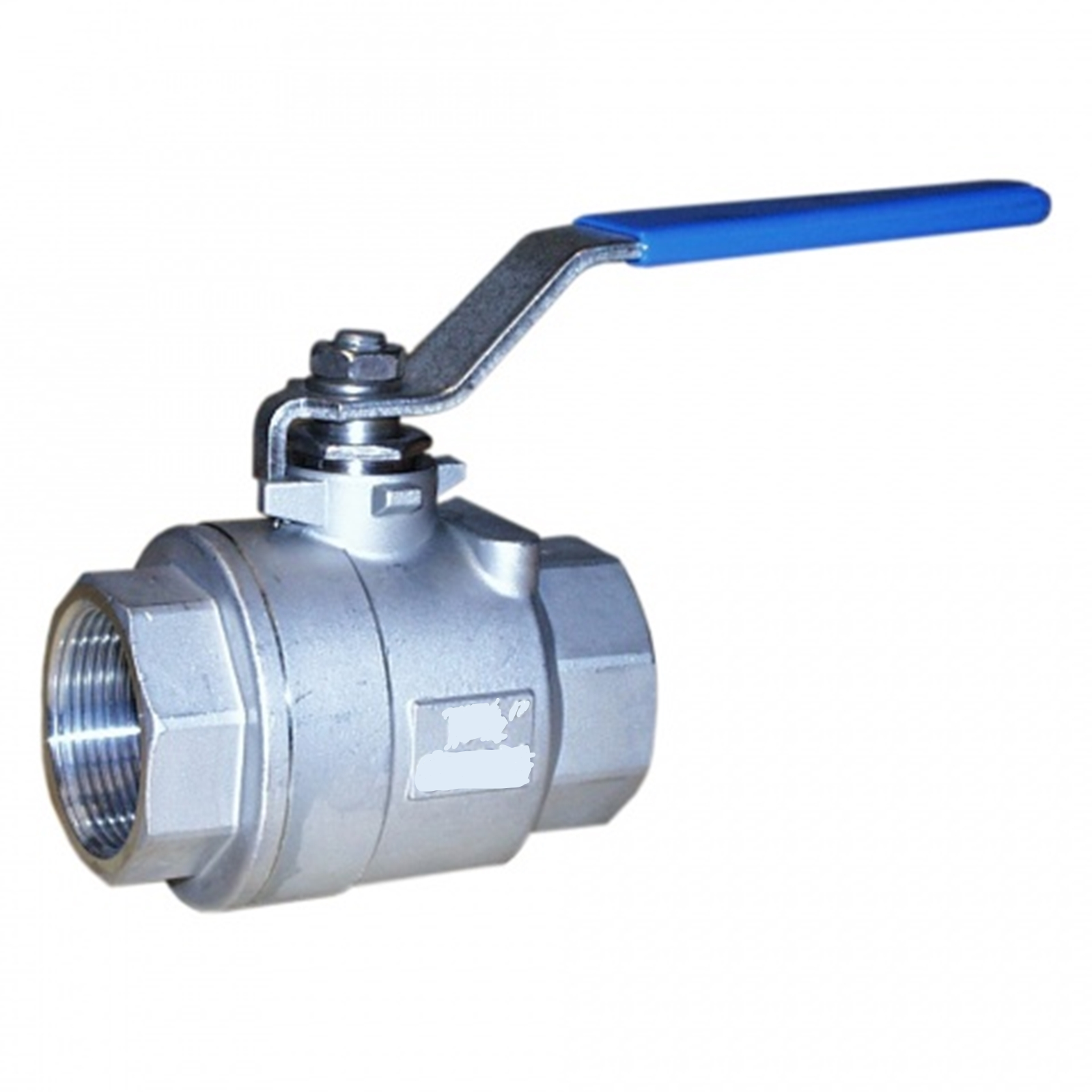 2 Way Ball Valve Ptfe Ss304 Screw End For Chemical Processing Plants