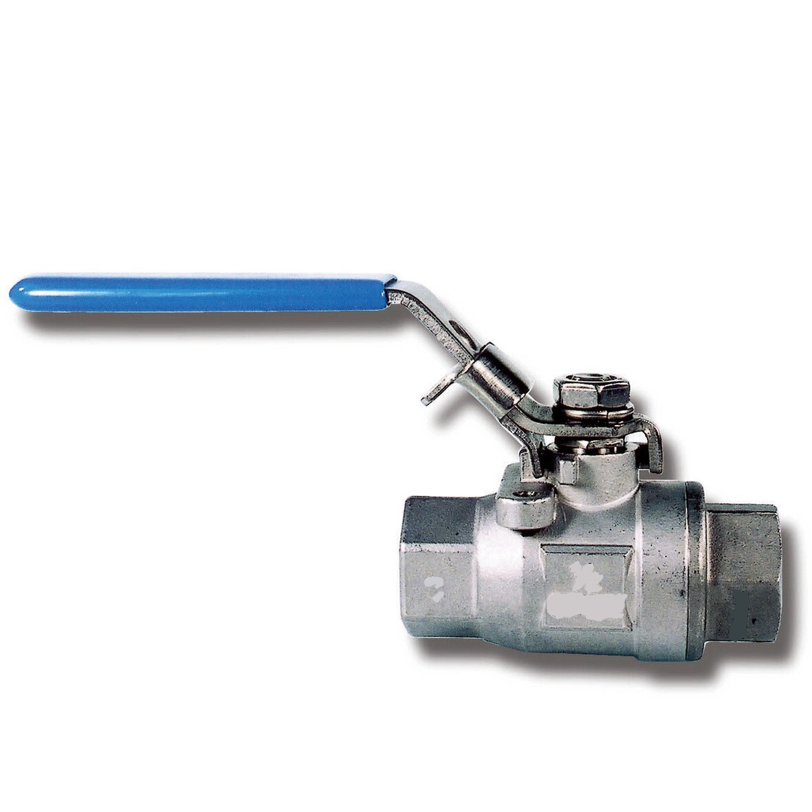 2 Way Ball Valve Ptfe Ss304 Screw End For Chemical Processing Plants