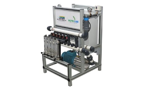 NutriCare CODE JNCM4V - Venturi Type Fertilizer Injector Set with EC & pH Monitors, Dynamic Nutrient Control , Flexible Suction Pipe per Injector