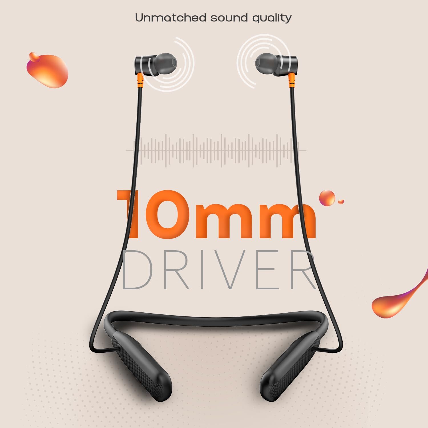 Noise Airwave Bluetooth Neckband (In Ear With 50h Of Playtime, 3 Eq Modes)