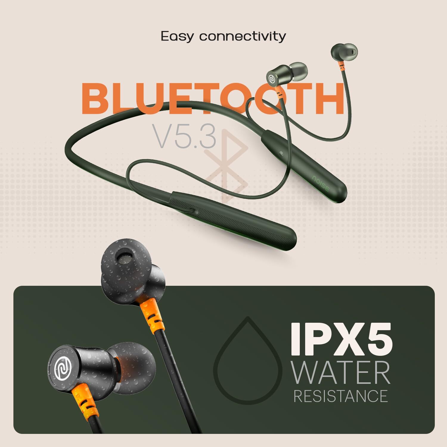 Noise Airwave Bluetooth Neckband (In Ear With 50h Of Playtime, 3 Eq Modes)