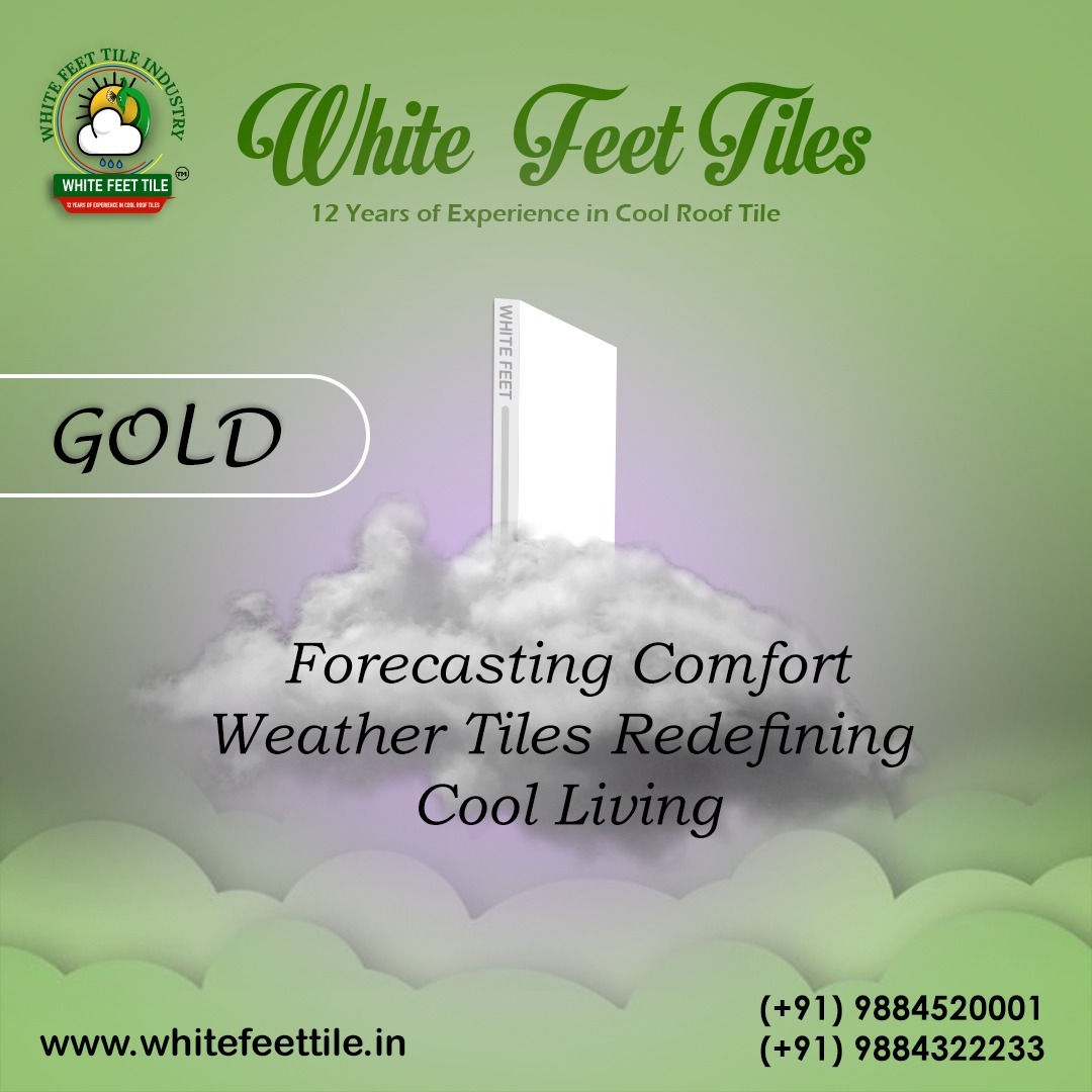 White Feet - Cool Roof Tiles - Cooling Terrace Tiles