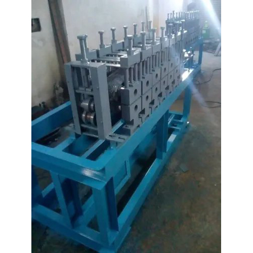 Pop Channel Roll Forming Machine - Mild Steel, 220-440 Voltage, Automatic | 1 Year Warranty, Blue Color