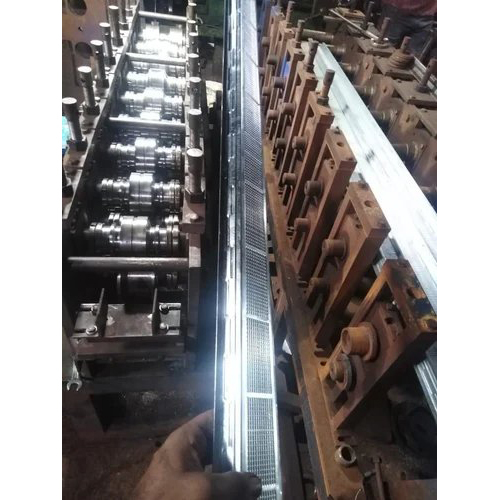 False Ceiling Channel Roll Forming Machine - Mild Steel, 220-440 Voltage | Silver Color, 1 Year Warranty, Automatic Grade
