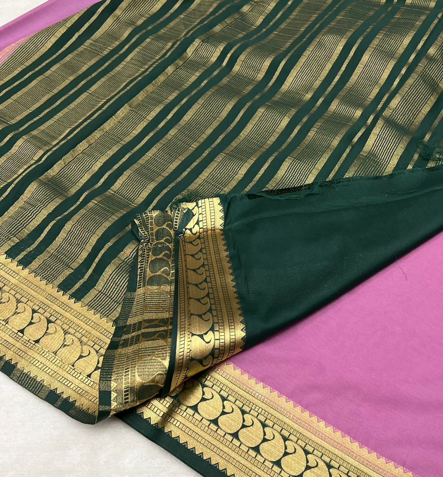 Binni Crepe Silk Saree - High-quality Silk Material, Multi-colored Design | Perfect For Casual Spring And Summer Occasions, Unique Weaving Texture