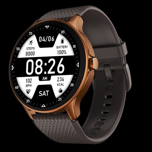 Noisefit Curve 1.38" Display, Bt Calling, 550 Nits Brightness, 100+ Watchfaces, Metallic Finish