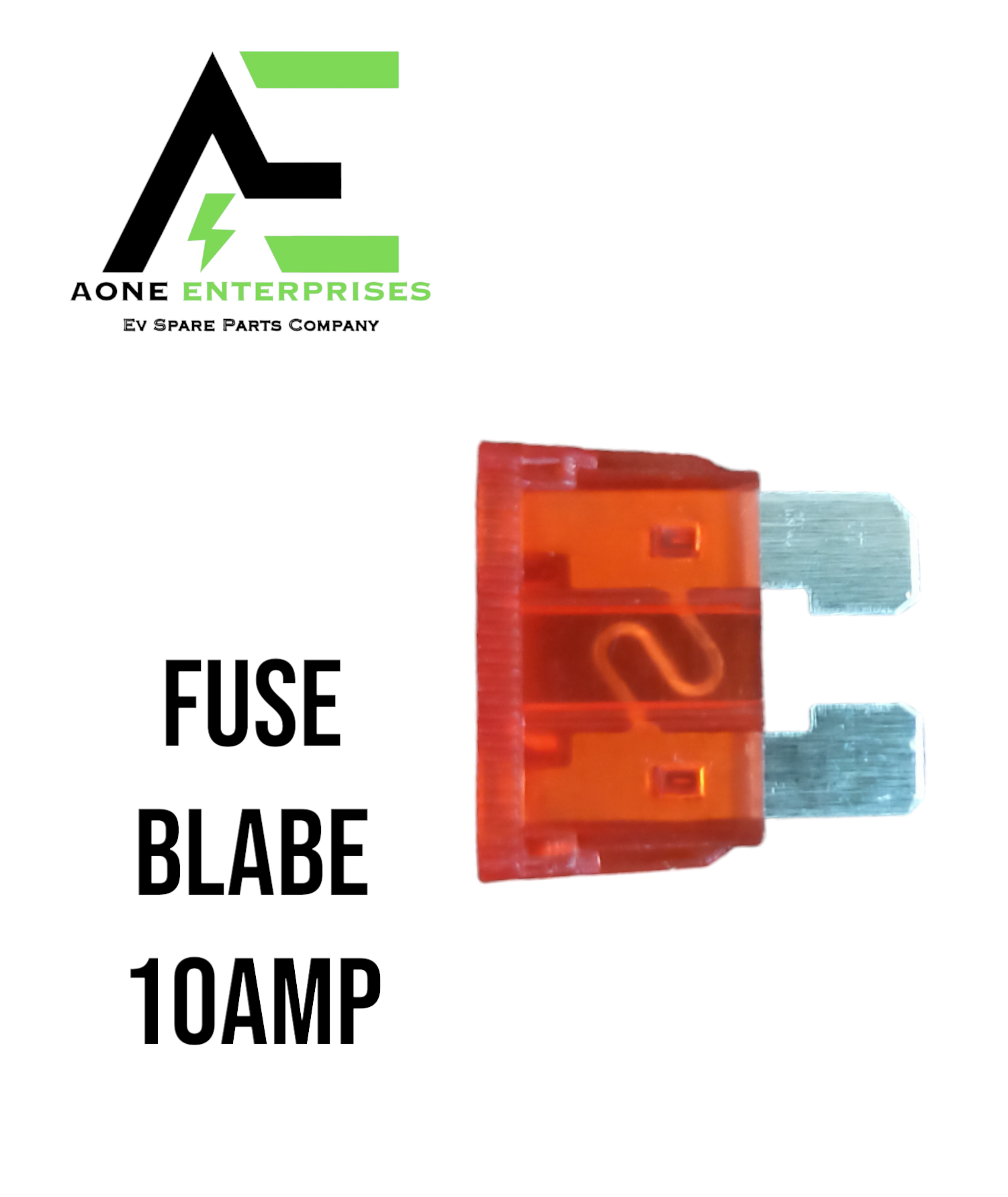 Fuse Blade 10 Ah - 10 Ampere Overcurrent Protection | Designed For Automotive And Electronic Circuit Safety