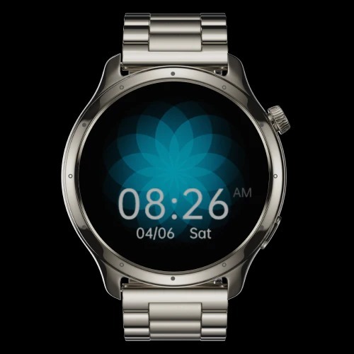 Noisefit Mettle Smart Watch Stainless Steel Finish 1.4" Hd Display