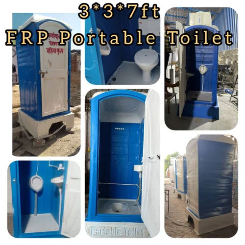 Pvc Bio Frp Modular Toilet Cabin - Dimension (L*W*H): 3X3X7 Feet Foot (Ft)