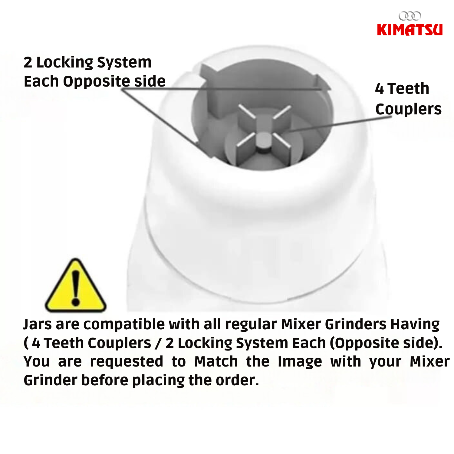 Kimatsu Unbreakable Bullet Universal Jars (550 Ml & 350 Ml) Mixer Juicer Jar (550 Ml)