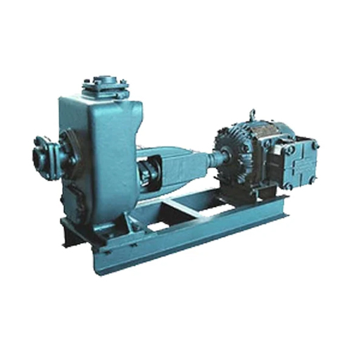 Self Priming Dewatering Pump - Stainless Steel, 1-6 Inch, 1-25 HP | Electric Motor Driven, Up to 30 Meter Head, Max Flow Rate 5000 LPM, Industrial Use, Green color