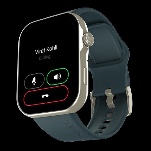 Noise Colorfit Vision 3 Silicon Strap Amoled 1.96" Amoled Display, Bt Calling, Functional Crown