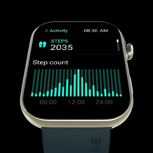 Noise Colorfit Vision 3 Silicon Strap Amoled 1.96" Amoled Display, Bt Calling, Functional Crown