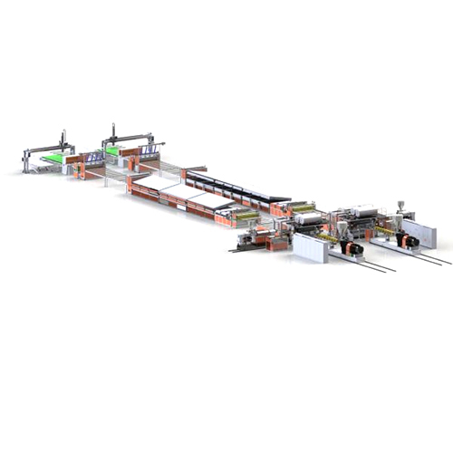 EVA Solar Cell Encapsulation Film Line - Mild Steel Construction , Electric Drive Type , Automatic Operation , Durable EVA Material , Warranty Included