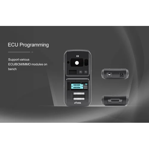 KC501 Professional Key And Chip Programmer - PVC Material, Polished Finish, Colored LED Display | Compatible with Android OS, Includes 1-Year Warranty