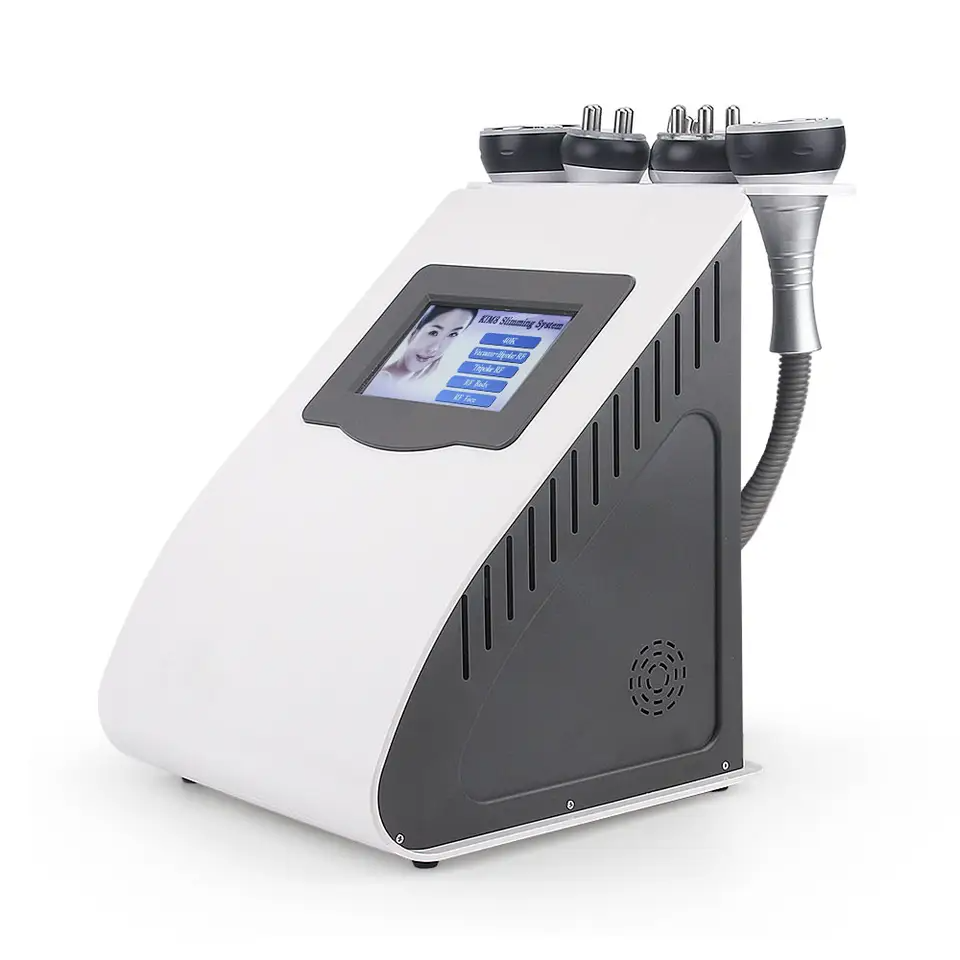 Cavitation Rf Vacuum Therapy Machine - 350w Power, 50-60hz Frequency | 6 In 1 Slimming Device, Touch Screen, Body Shaping, Fat Loss, Non-surgical Solutions