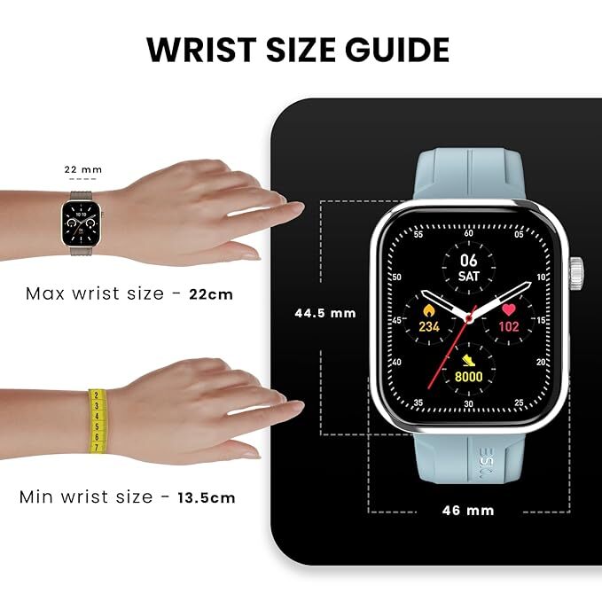 Noise Newly Launched Colorfit Pro 5 Max 1.96" Amoled Display Smart Watch, Bt Calling