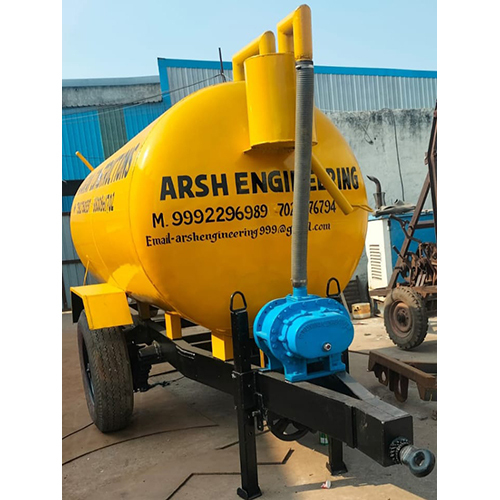 5000 Ltr Tractor Towing Sewer Suction Machine With Blower Pump