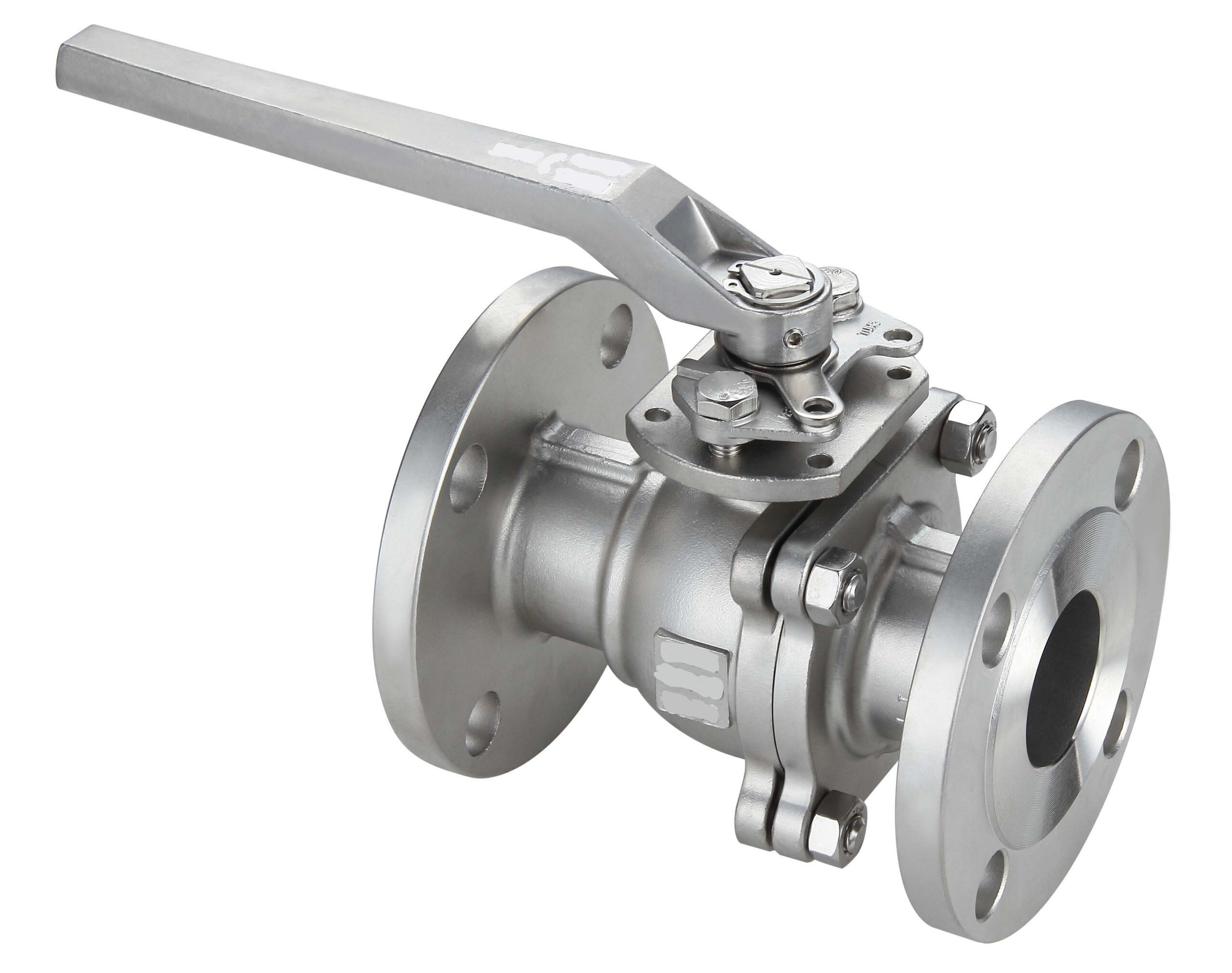 2 Way Flanged Ball Valve Ptfe Ss304