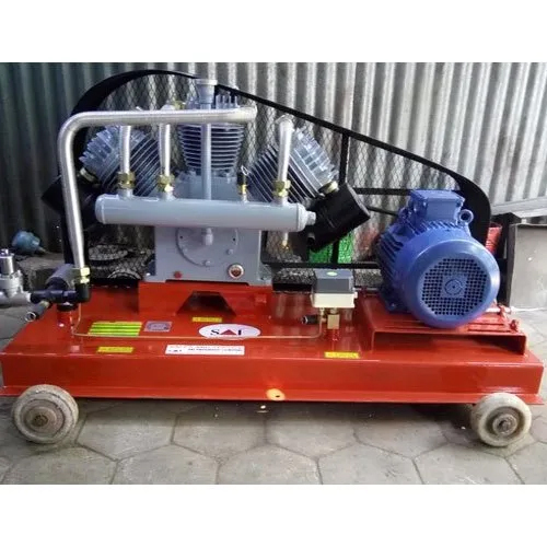 Base Compressor - Mild Steel, Electric Powered, 200-250 Volt | Lubricated, 1-2 Year Warranty, Durable for Heavy-Duty Use