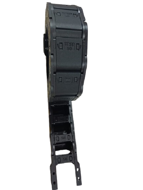 Cable Drag Chain - Nylon-66, 35x50mm, Black | Suitable For Agriculture And Machinery Use, 1 Year Warranty, Weight 1.35kg